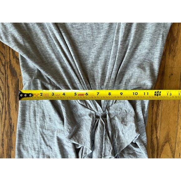 3.1 Phillip Lim Gray Rusched Wool Midi Dress Women's Size Small - Picture 8 of 9